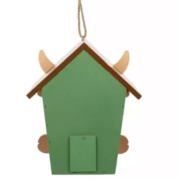 Highland Cow Wood Birdhouse - Picture 3 of 4